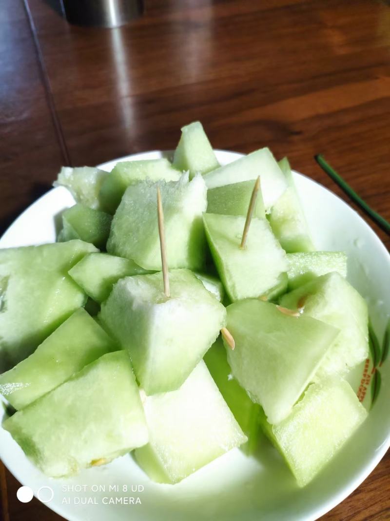 南汇玉茹甜瓜已熟，有资质可进小区，欢迎团，物美价廉