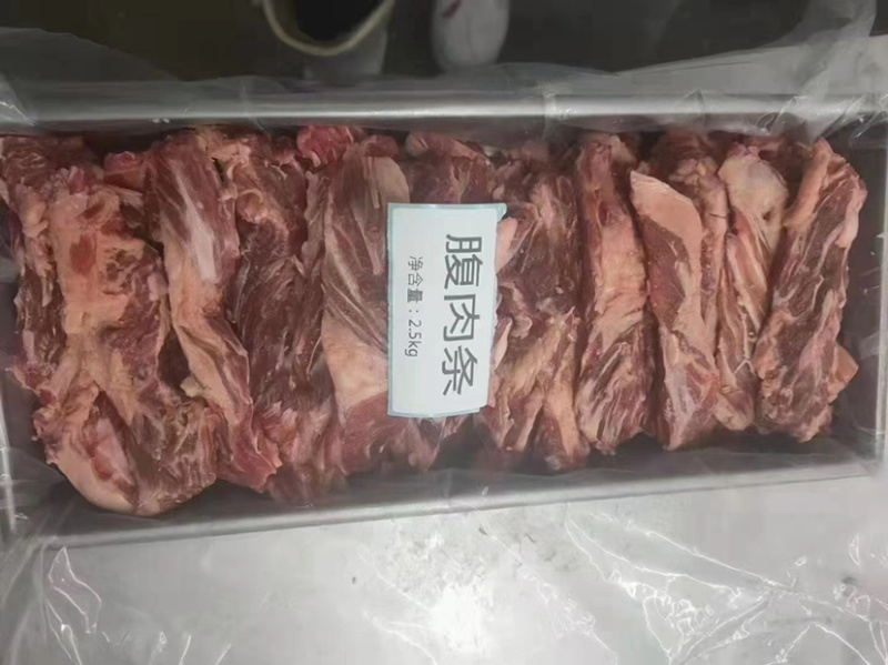 牛腹肉条纯干精修烧烤穿肥牛串炒菜均可🔥