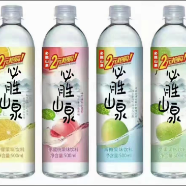 必胜山泉果味饮料。价格优，口感好