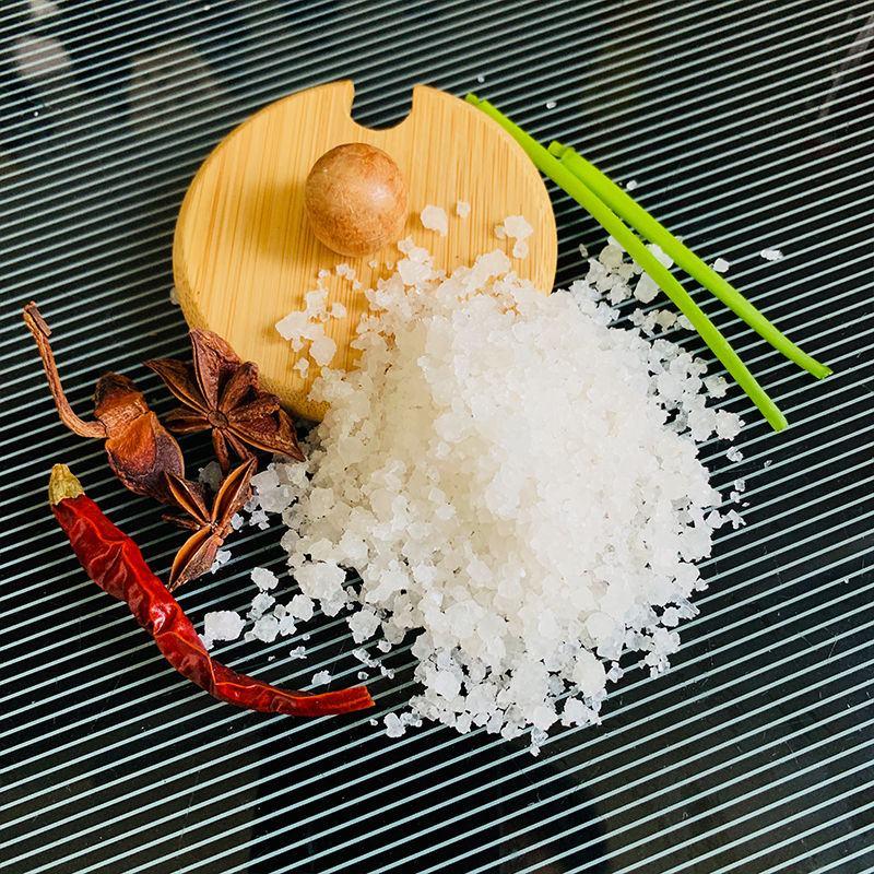 腌制盐食用盐盐焗100斤鲁晶海盐粗盐日晒盐大颗粒腌咸菜美