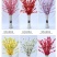 仿真桃花假梅花樱花枝客厅装饰绢花婚庆假花塑料工程专用批发