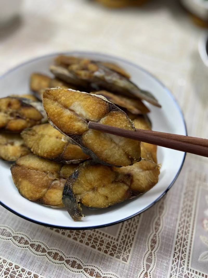 【推荐】广西北部湾船冻天然马鲛鱼片，肉质鲜美好吃。