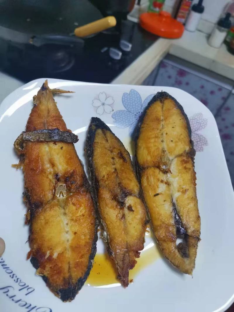 【推荐】广西北部湾船冻天然马鲛鱼片，肉质鲜美好吃。