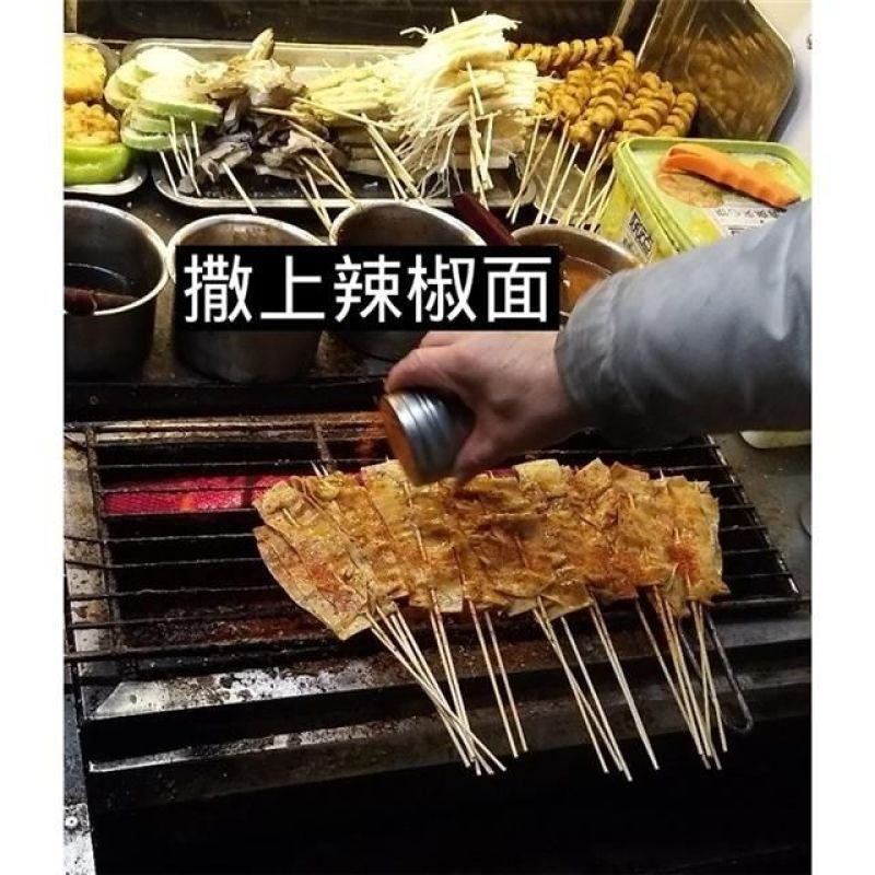 烤豆皮网红豆皮烧烤豆皮串铁板涮串豆制品商用豆皮串540串