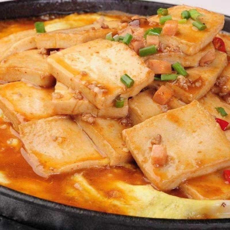 安井千夜豆腐嫩豆腐烧烤冷冻速冻食干锅火锅千层千页千叶豆腐