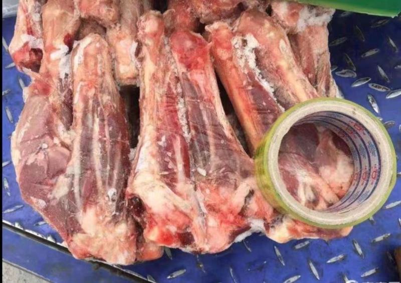 羊前腱内蒙羔羊前棒，品质新鲜，肉多骨小，肉量大实图原拍