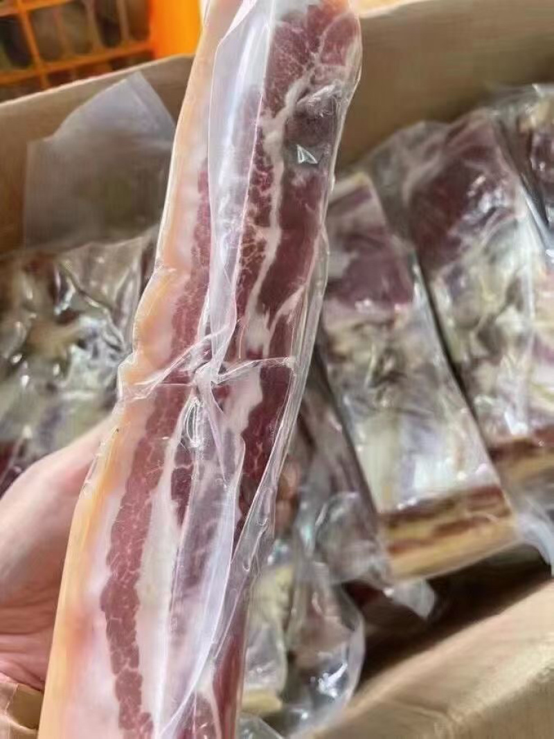 农村自家腌制土猪肉