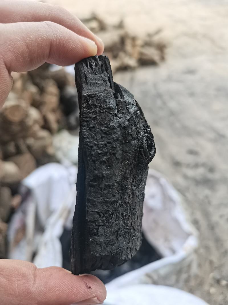 土窑果木炭烧烤碳取暖不崩火易点燃