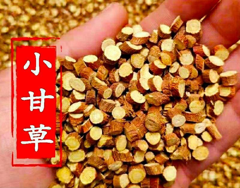 甘肃小甘草道地中药材小甘草片泡水泡茶生甘草片茶包邮