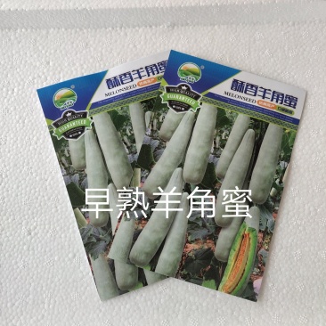 酥香羊角蜜种子抗病高产囗感脆甜果重1公斤杂交品种香味足