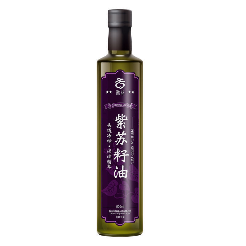 紫苏籽油【亚麻酸65%】正宗冷榨苏子油批发包邮