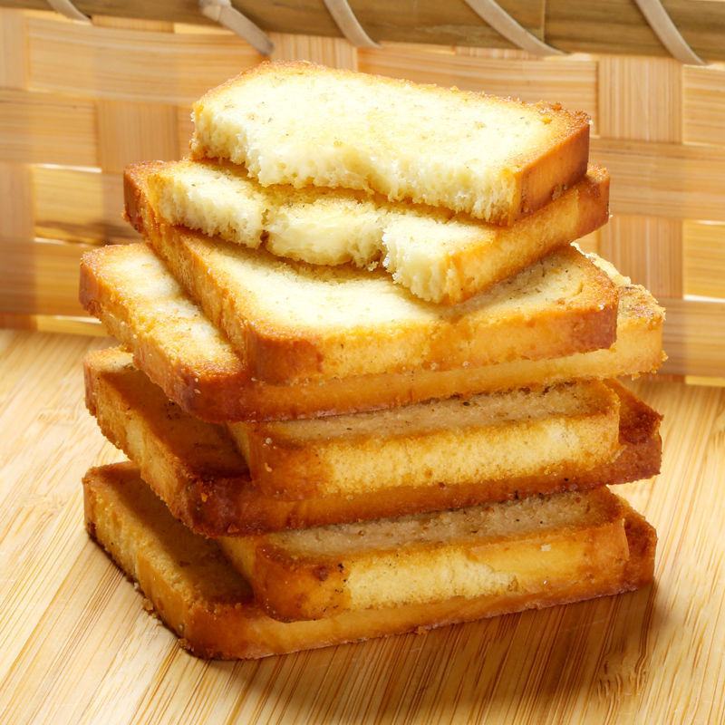 【包邮4斤干馍馍】馒头片烤馍片整箱饼干批发干磨毛含箱包邮