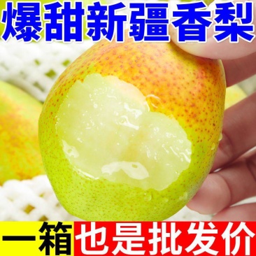 【一件代发】正宗新疆香梨脆甜薄皮梨应季新鲜水果香酥梨整箱