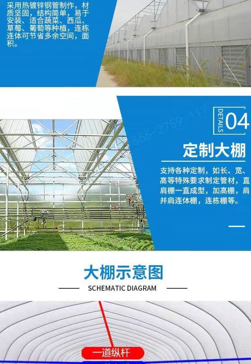 天津全套养殖大棚骨架椭圆管包塑管全套大棚材料厂家直销