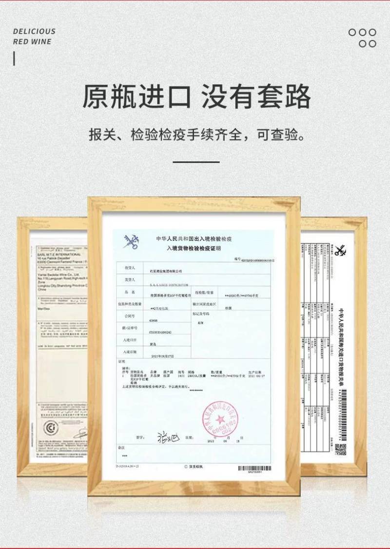 古梵登酒业红酒批发法国原瓶进口保税区贝拉斯蒂干红葡萄酒