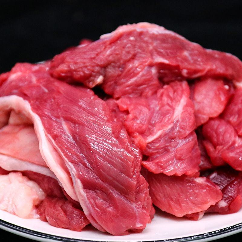 牛碎肉黄牛肉筋头巴脑肉调理牛碎肉黄牛肉筋头巴脑肉批发包邮