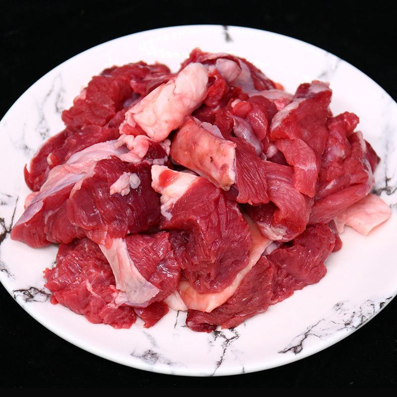 牛碎肉黄牛肉筋头巴脑肉调理牛碎肉黄牛肉筋头巴脑肉批发包邮