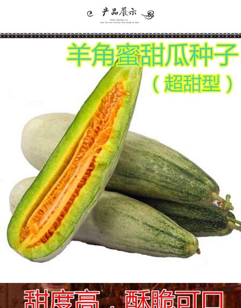 羊角酥甜瓜种子10克/袋酥脆甜酥，甜，脆！
