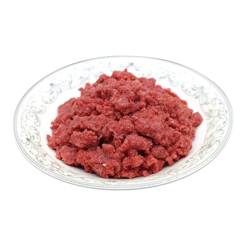 五斤装牛肉末沫泥新鲜碎肉碎牛肉边角料喂狗天然自制狗狗湿粮