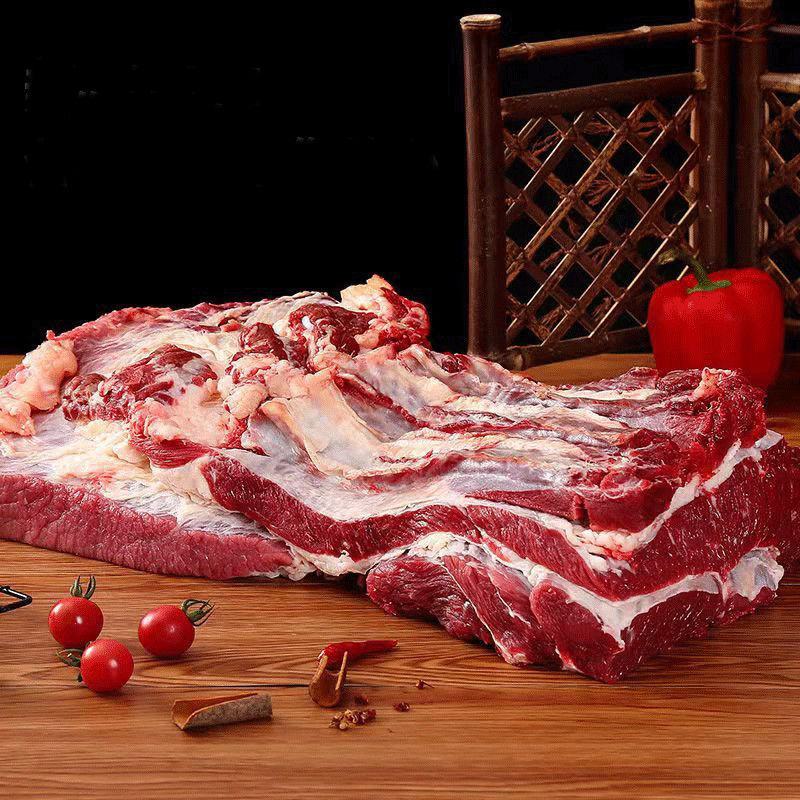 正宗新鲜牛腩肉原切牛腩批发正宗黄牛肉牛腱子比现杀好调理清