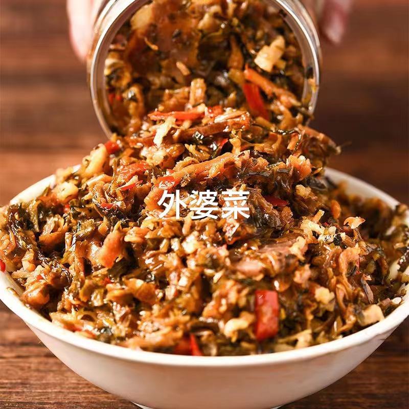 四川特色下饭菜，罗卜干木瓜丝各种下饭菜稀饭绝配
