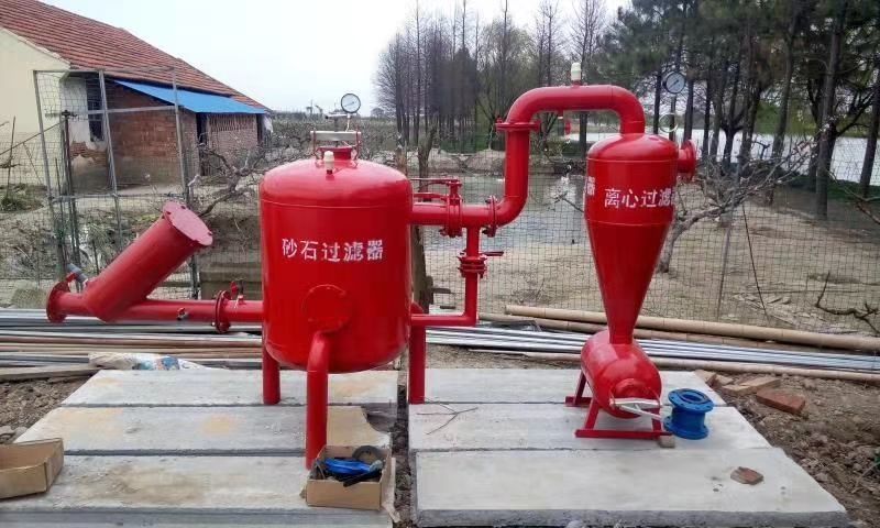 砂石过滤器网式叠片过滤器钢制过滤器滴灌喷灌首部过滤