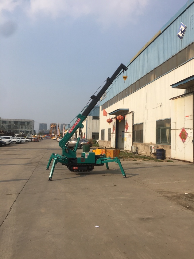 小型遥控式起重机可进电梯履带吊360度蜘蛛吊