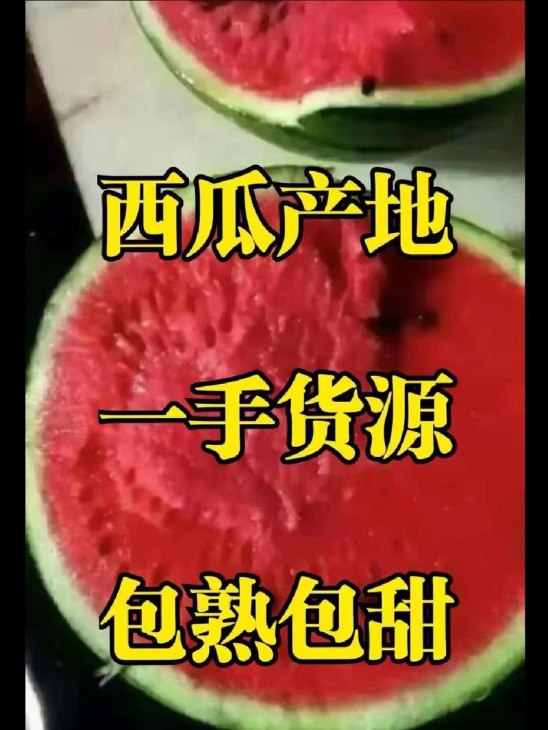 甜王西瓜大量上市中品质好的甜王西瓜陆续上市