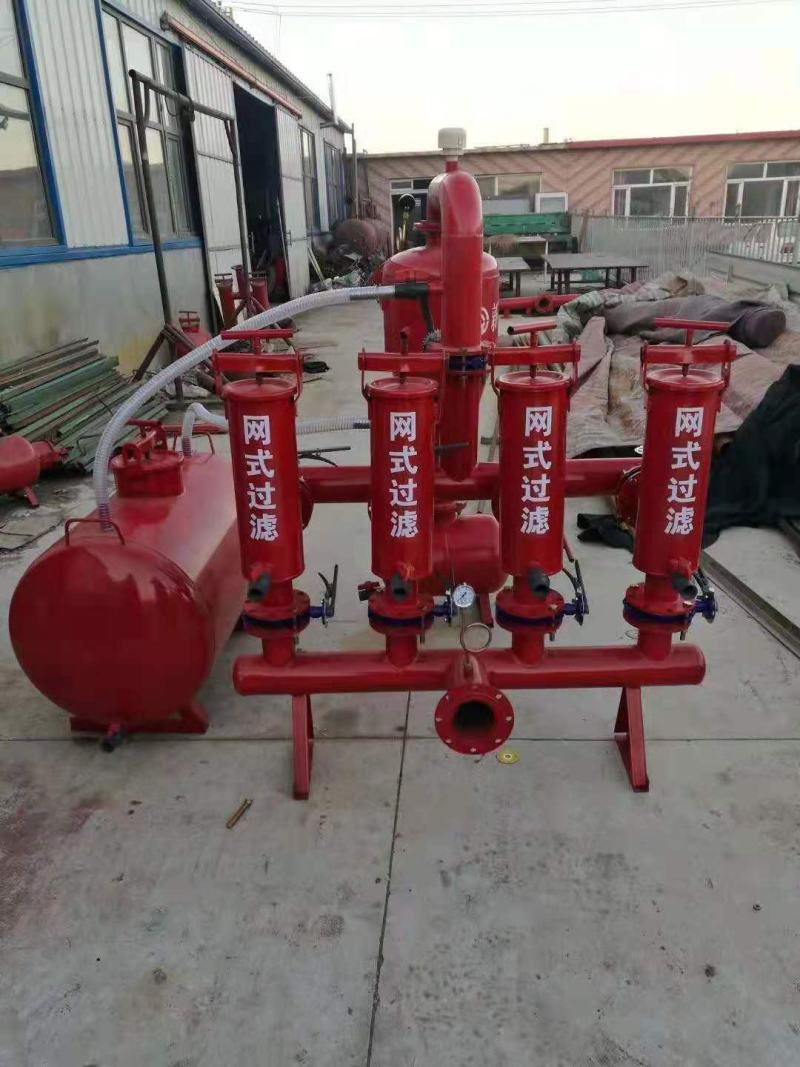 钢制砂石过滤器自动反冲洗叠片过滤器离心过滤器灌溉