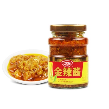 货源充足特辣黄金椒金辣酱160g*24瓶/箱全国批发