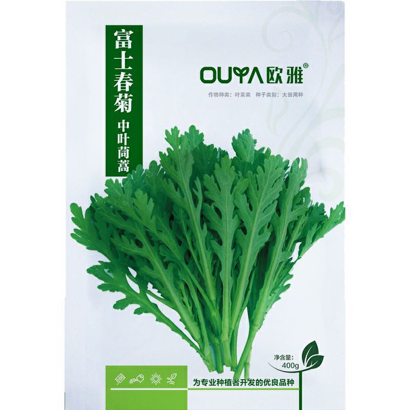 中叶茼蒿种子皇帝菜种籽蔬菜种子四季阳台播种春秋冬耐热耐寒