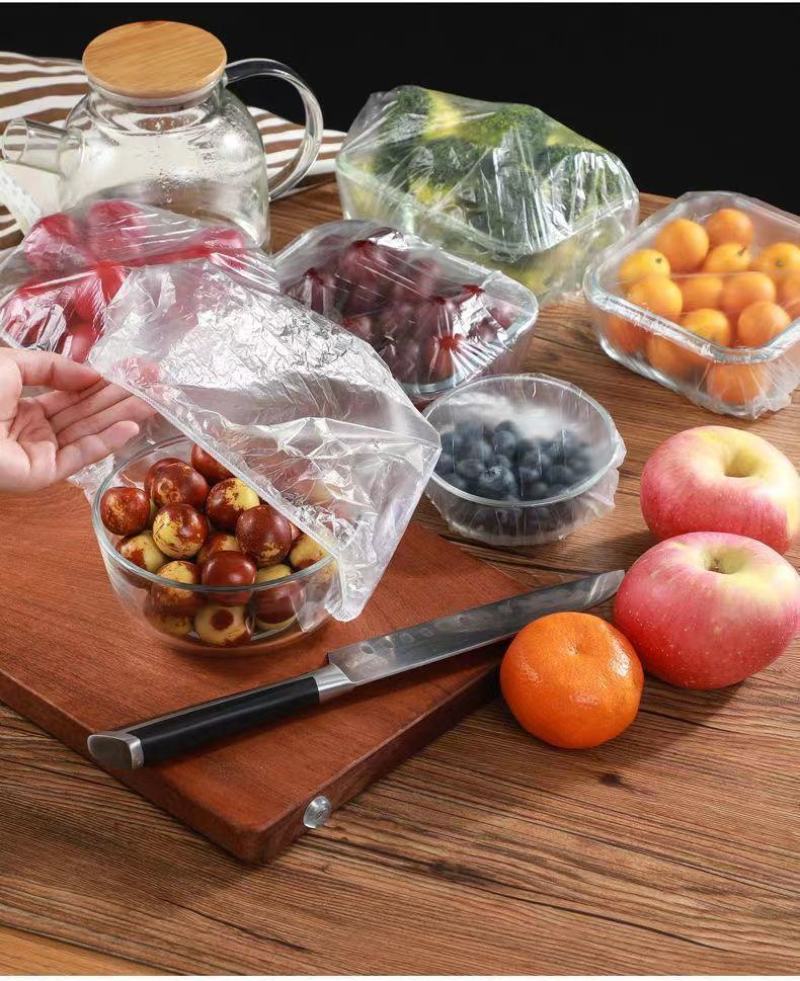 PE保鲜膜套袋收纳袋一次性保鲜家用食品级冰箱批发保鲜罩加