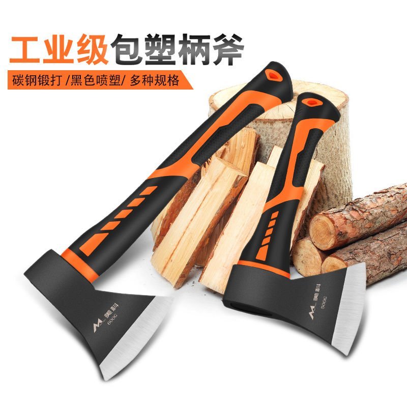 斧头劈柴木工斧子家用小纯钢全钢砍树砍柴神器户外工具消防斧