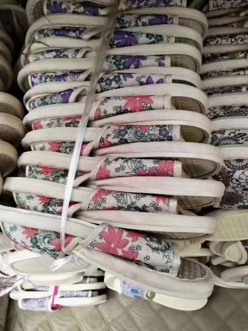 亚麻拖鞋，多个颜色款式可选码子其全一手货源批发