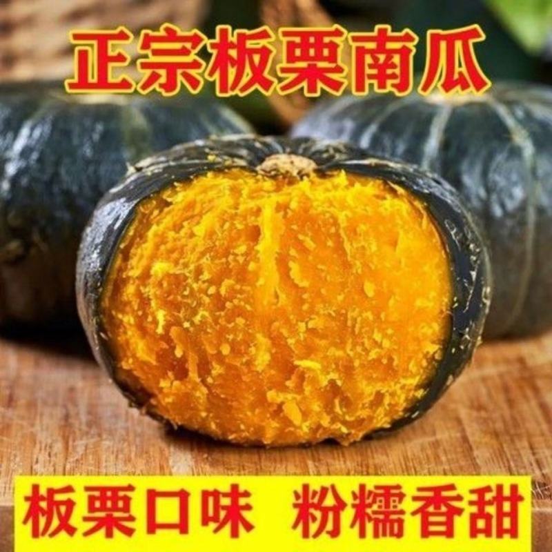板栗南瓜，黑晶南瓜，香甜可口，价格实惠，欢迎客商进店选购