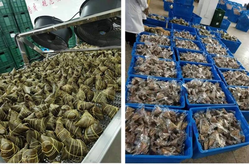 鲜肉粽蛋黄肉粽嘉兴风味粽子豆沙蜜枣甜粽100克*2只/袋