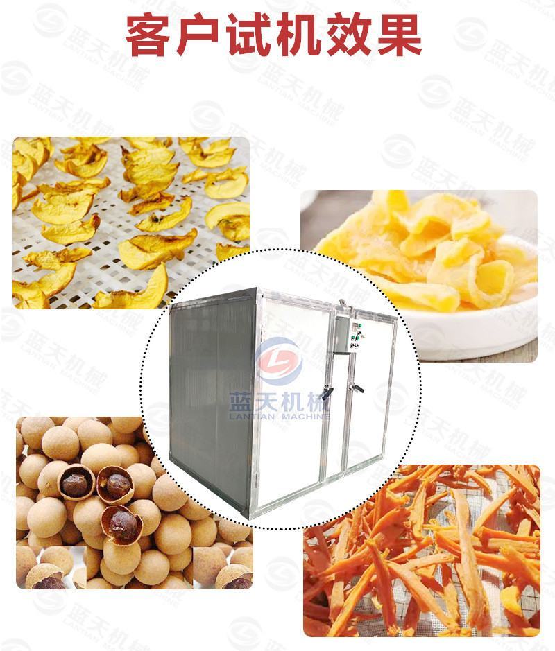 黄桃干烘干机小型桃干水蜜桃桃子肉烘干房蜜饯果脯干燥机