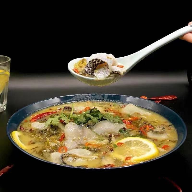 免浆黑鱼片新鲜冷冻水煮鱼酸菜鱼火锅食材半成品无刺鱼片