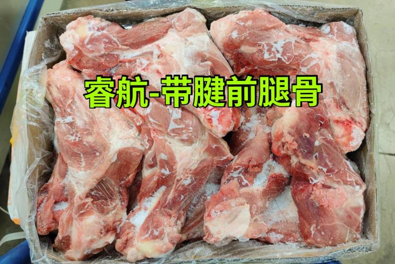 睿航带腱前腿骨，带腱前腿骨，猪前腿骨，前棒骨，棒骨，骨棒