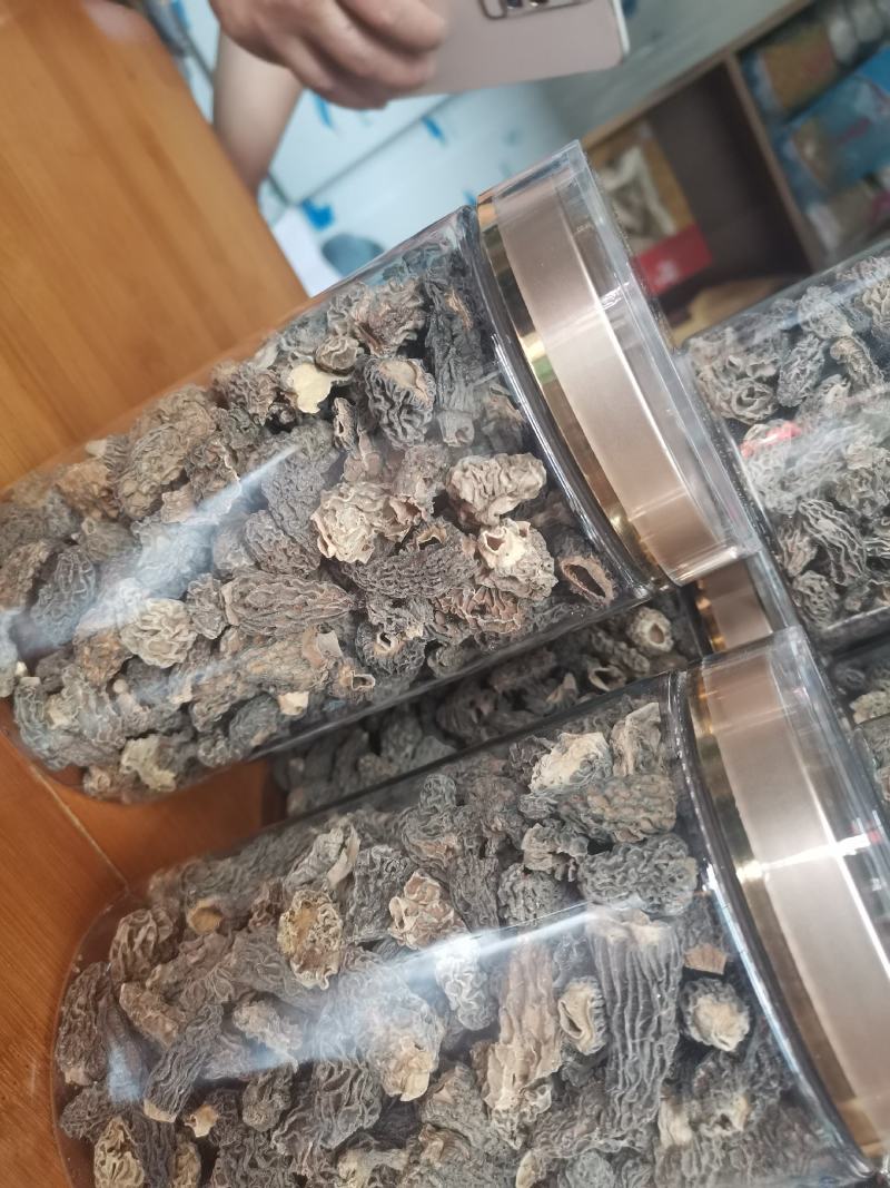 【香格里拉野生羊肚菌】小号肉质厚实香味浓郁假一赔