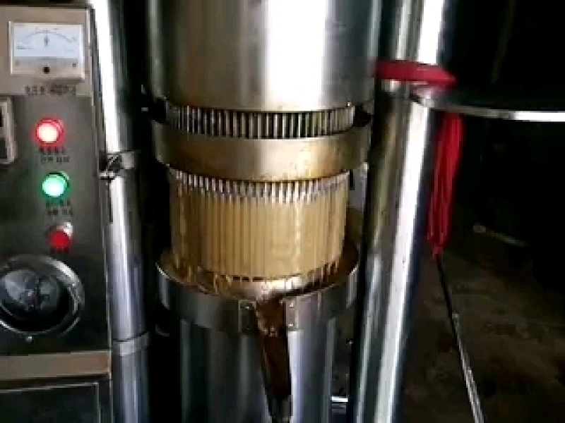 新型螺旋榨油机自动温控，一机多用，渣少油多