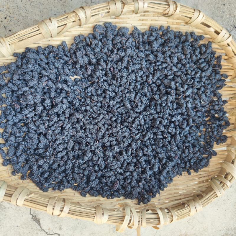 黑桑葚四川德昌桑葚干黑桑椹即食优选泡水泡茶免洗桑甚干