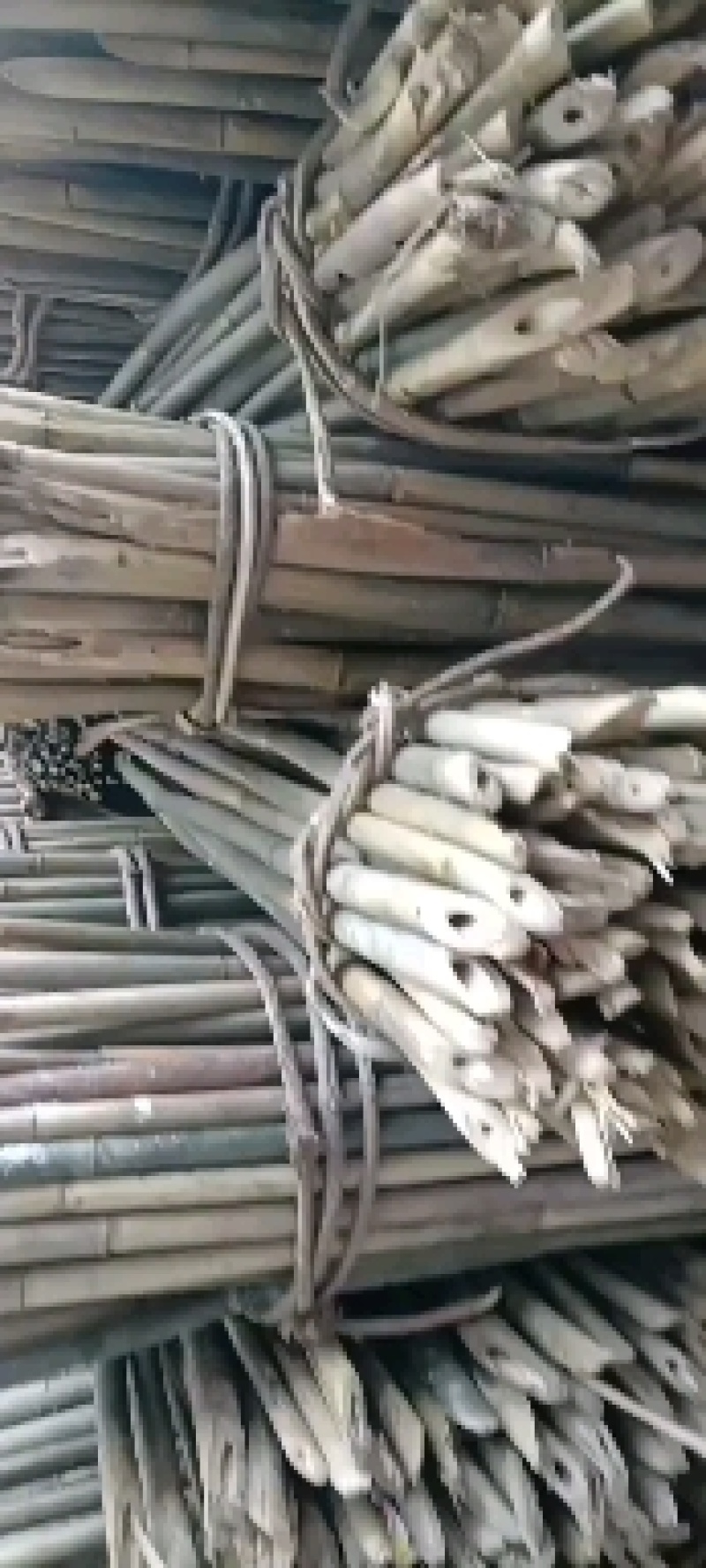 三米五的实心木竹豆角架杆，西红柿架杆