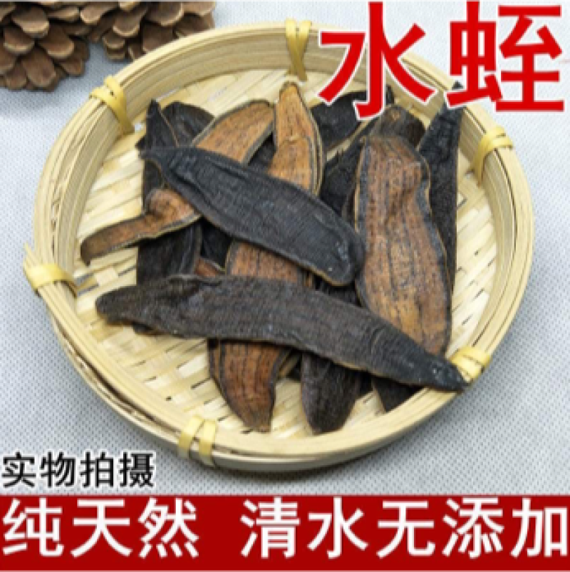水蛭干中药材蚂蝗金钱宽体水蛭支持线上交易