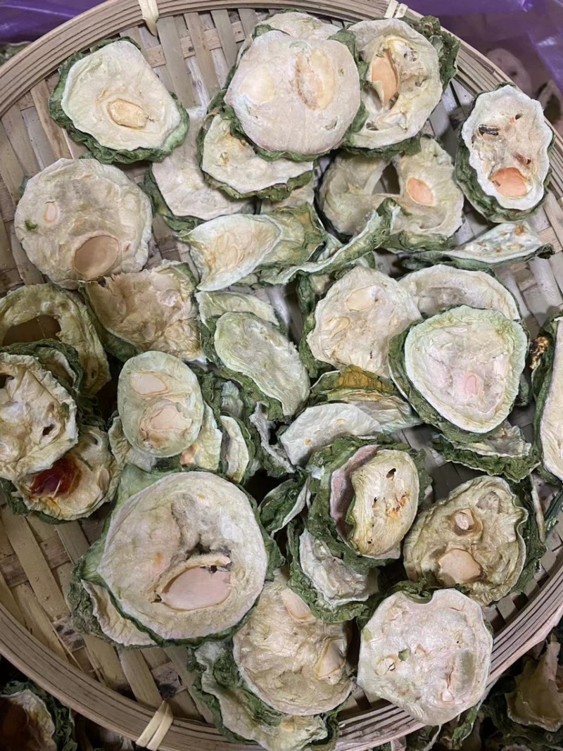 药用苦瓜干片苦瓜茶中药用苦瓜干片无硫熏制干净精品