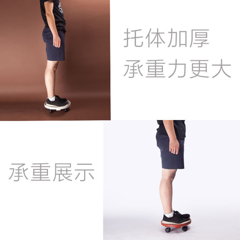 加厚移动花盆托盘滚轮树脂花盆架底座万向轮蓄水带轮花盆底盘