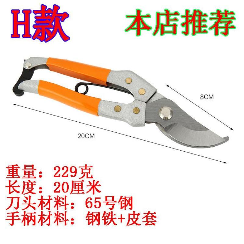 进口修枝剪花剪树枝剪刀园艺剪园林剪果树五金工具修剪修
