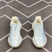 真爆阿迪达斯Yeezy350V2侃爷椰子350网纱