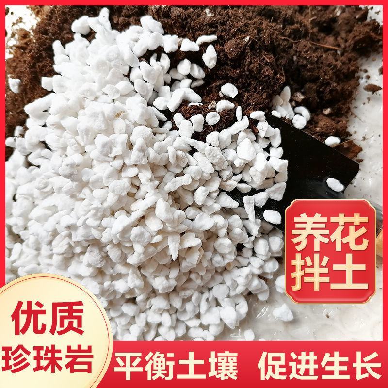 优质珍珠岩大颗粒养花通用植物垫底铺面通用透气大包珍珠岩