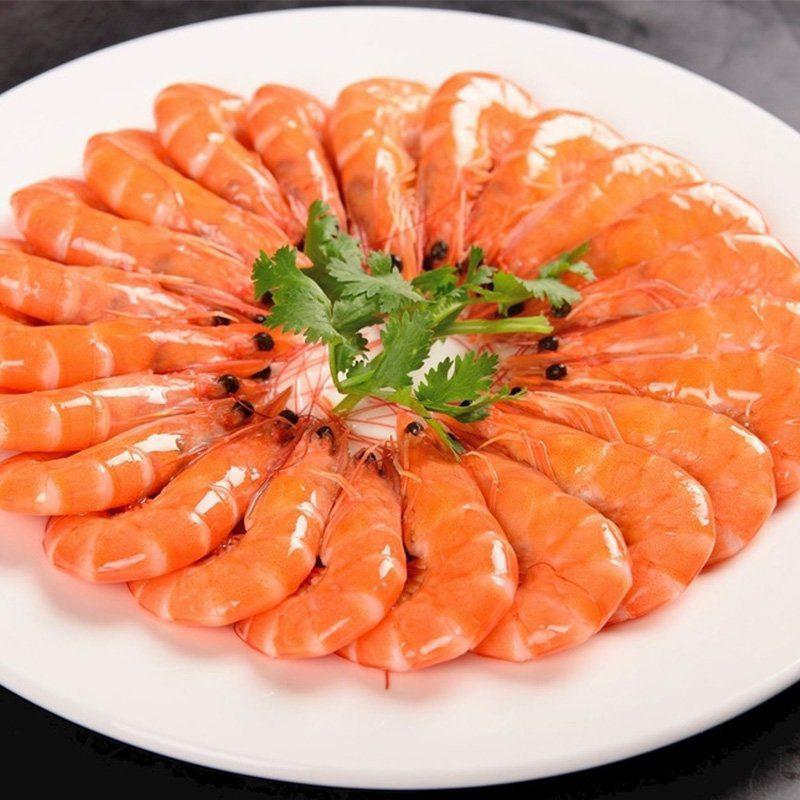 熟虾新鲜单冻南美虾红虾甜虾中餐饮自助餐熟虾10斤